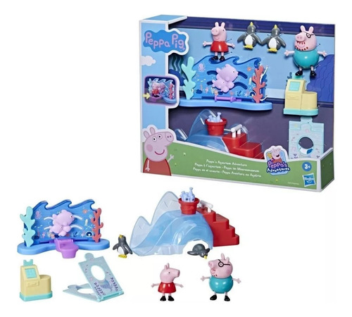 Playset Peppa Pig Aventuras Acuario O Supermercado De Hasbro