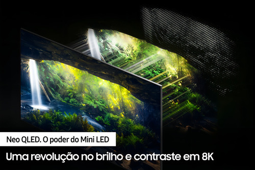 Smart TV de 65" Samsung Neo QLED 8K 65QN800B com tela QLED 8K - preto