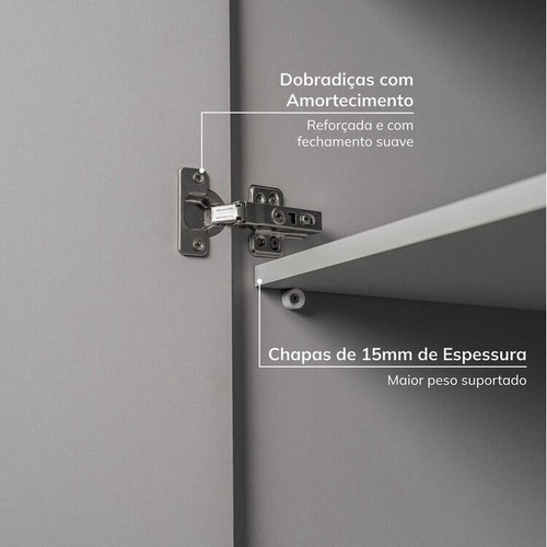 Guarda-roupa Modulado 11 Peças 13 Portas Com 2 Mesas De