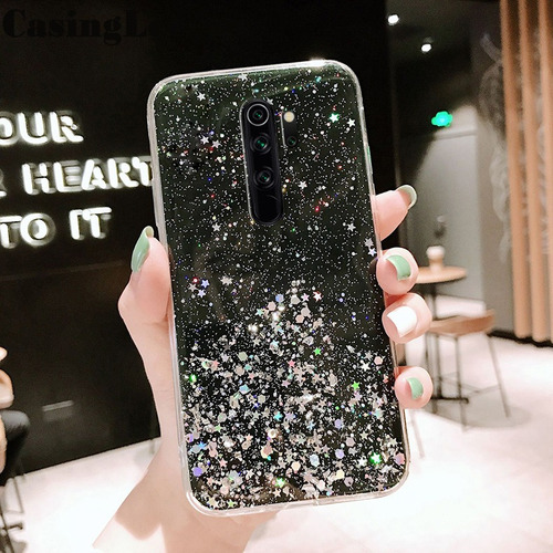 Funda For Redmi Note 8 Pro Case Stars Moon Glitter Bling Co