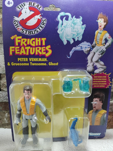 Ghostbusters Peter Venkman Figura Vintage Kenner En Blíster