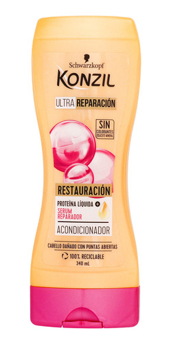 Acondicionador Konzil Restauracion Proteina Liquida Serum