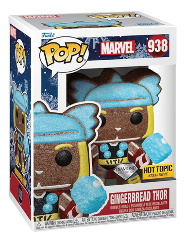 Funko Pop - Pop! Marvel - Gingerbread Thor No. 938 Hot Topic