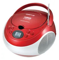 Comprar Naxa Npb-252 Rd - Mp3\u002Fcd Player Portátil Con Am\u002Ffm Radio Stereo, Color Rojo