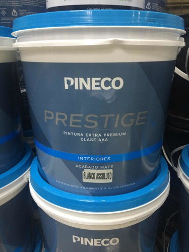 Pintura Blanco Lavable Clase A Pineco Prestig