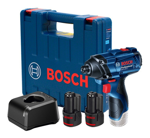 Llave de impacto Gdr 120-li de 12 V, 2 baterías Bosch y funda