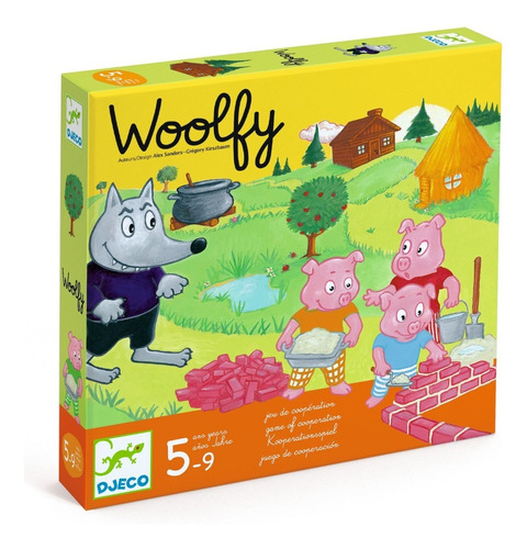 Woolfy Juego De Mesa Cooperación Djeco