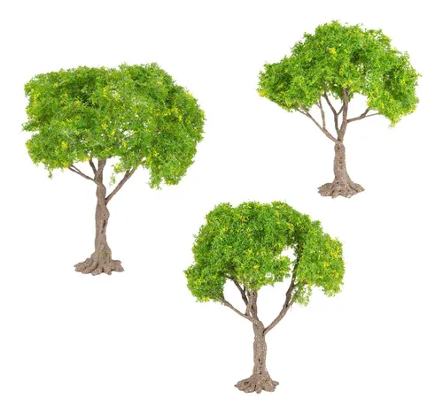 comprar J- 3x Árboles En Miniatura Mini Árboles De Flores Amarillas