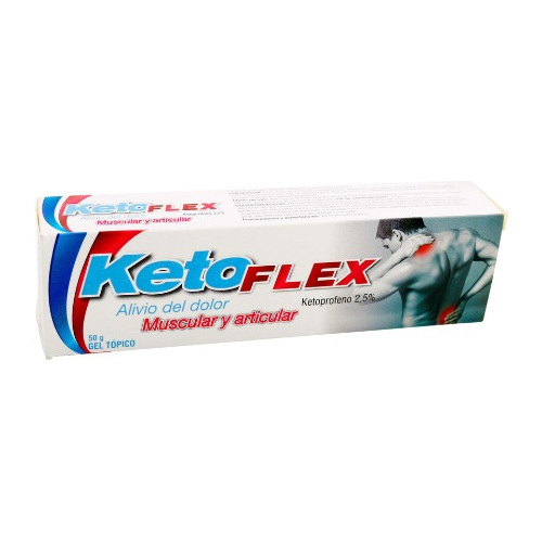 Ketoprofeno Comercial Ketoflex 2.5% Gel 50 G