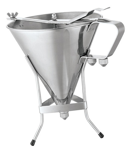 Embudo De Con Soporte, Herramienta Dispensadora De Acero