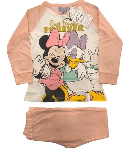 Pijama Disney Minnie Con Glitter Daisy 