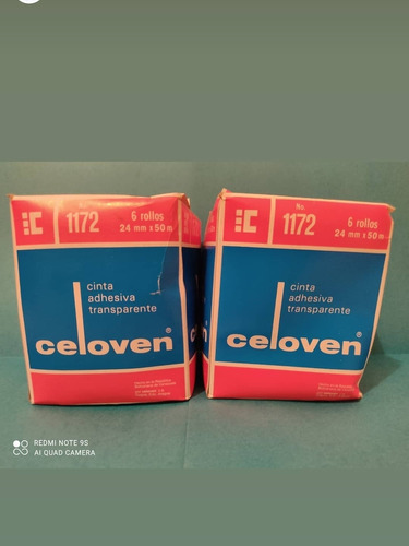 Cinta Adhesiva Transparente  Celoven 1172 24mm X 50 M