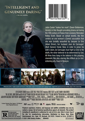 Dvd The Last Duel / El Ultimo Duelo
