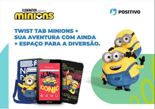 Positivo Twist Tab Minions 2gb Ram 64gb 7 Preto Preto