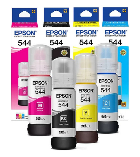 Tinta Epson Original 544 L3210 L3250 L3110 L3150 L1110 L1210