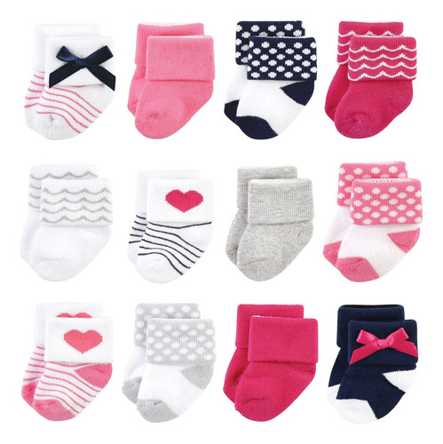 Luvable Friends Calcetines De Rizo Unisex Para Recién Nac...