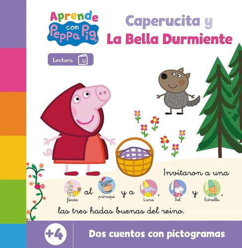 Peppa Pig. Lectoescritura - Aprende Con Peppa. Caperucita Y La Bella Durmiente, De Hasbro#eone., Vol. 0. Editorial Beascoa, Tapa Dura, Edición 0 En Español, 2024