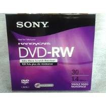 Mini Dvd-rw Regravável Sony Caixa5 Dvds P/filmadora Handycam