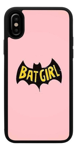 Funda Uso Rudo Tpu Para iPhone Batgirl Batichica Rosa Murcie