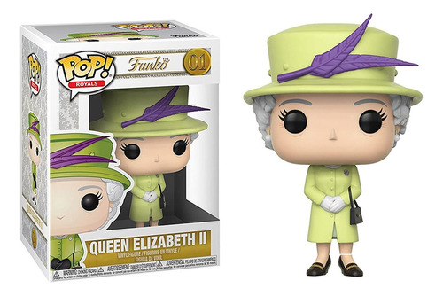 Funko Queen Elizabeth Traje Verde # 01 + Protector Invisible