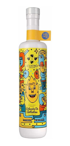 Pisco Peruano 4gallos Coleccion Artistas En 4 Cepas De 750ml