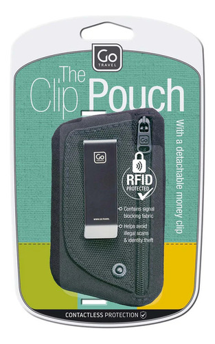 Billetera Go Travel Gt682 Rfid Clip Seguro