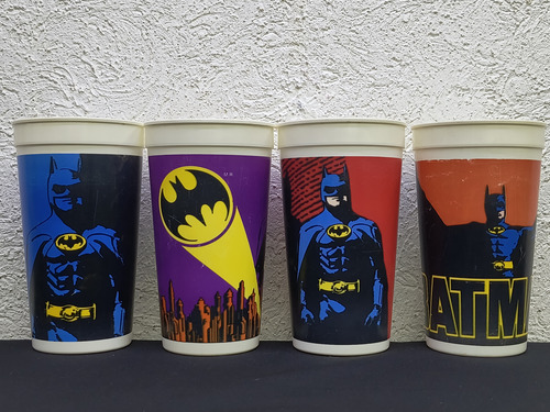 Pepsi-vasos Vintage Batman 4-pack Retro 90's Original (Usado)