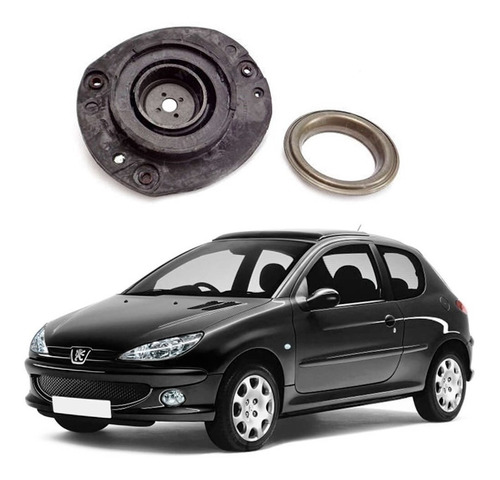 Coxim Do Amortecedor Peugeot 206 207 01/.. Lado Esquerdo