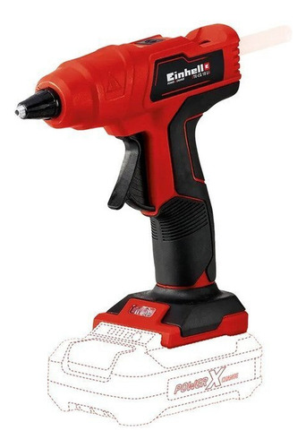 Kit Pistola De Cola Quente A Bateria Te-cg 18 Li Com Dewt