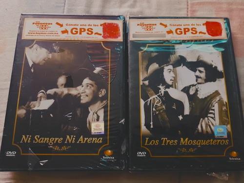 Los Tres Mosqueteros / Ni Sangre Ni Arena ( Dvd ) Cantinflas