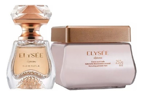 Kit Elysée Parfum + Creme Acetinado Da Perfumaria O Boticário