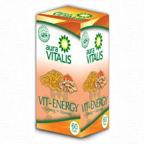 Vit Energy 60 Caps Ginseng Vitamina C Polen Levadura Cerv