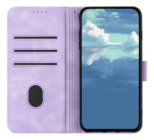 B Funda Tipo Cartera De Piel Con Tapa For Xiaomi Card Slot
