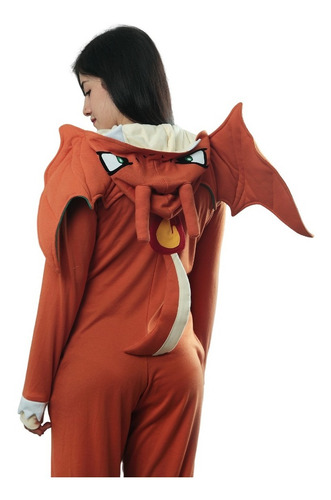 Imagen 4 de 6 de Kigurumi Pijama Charizard Adulto Y Niños - Envío Incluido
