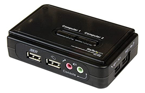 Startech.com Conmutador Kvm Usb Vga De 2 Puertos - Vga Único