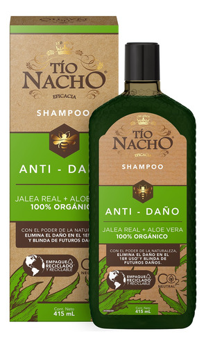 Tio Nacho Shampoo Anti Daño C/aloe Vera 415ml