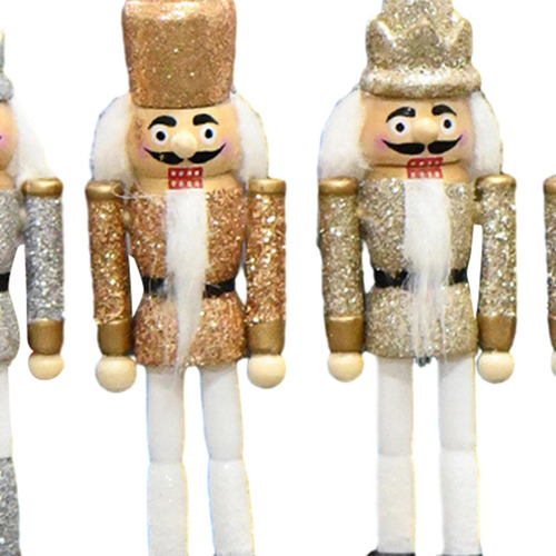 Figura De Cascanueces De 6 Piezas, Esculturas De Adorno Para