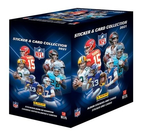 Imagen 1 de 3 de Caja Con 50 Sobres Nfl 2021/2022 Álbum Estampas Panini