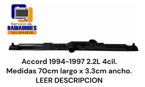 Tanque De Plastico Para Radiador De Accord 94-97 2.2l Mex.