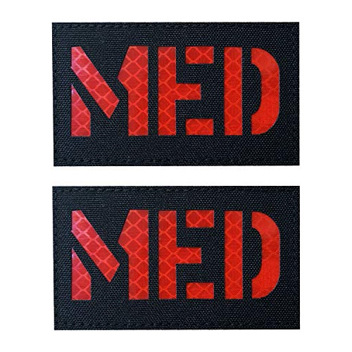 Parche Reflectante Med Medic Ems Emt De 2x3.5 Pulgadas ...