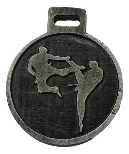 Set X8 Medalla Metal Artes Marciales Taekwondo 35mm