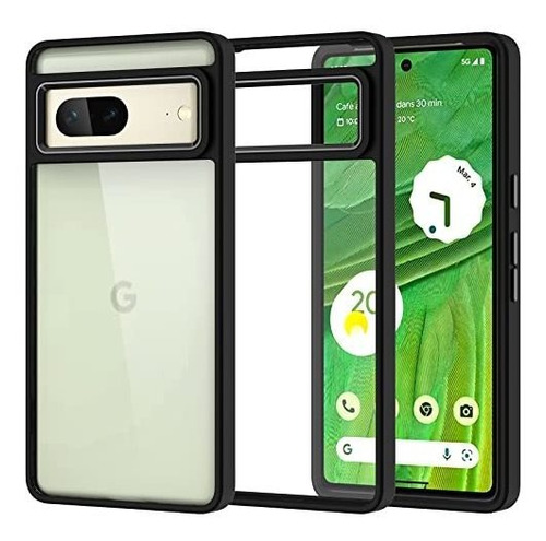 Caso Para Google Pixel 7 Teléfono, Clear Shockproof 7t13j