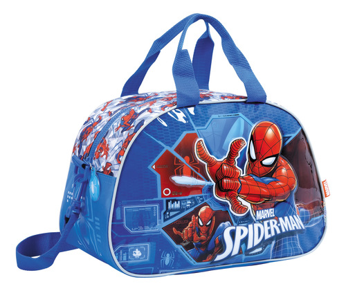 Bolso Spiderman Con Relieve Wabro Marvel Infantil