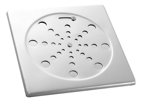 Tampa Grelha Blukit Para Ralos Quadrado 10cm Com Fecho Inox
