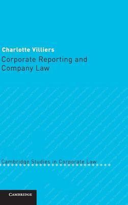 Libro Cambridge Studies In Corporate Law: Corporate Repor...