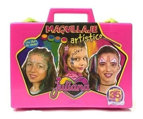 Imagen 1 de 4 de Valija Juliana Maquillaje Artístico Chica Ma203 Original