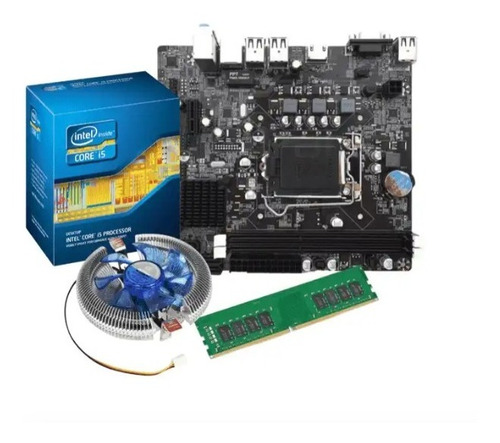 Kit Intel Core I5 3470 3.6 Ghz + Placa H61 + 16gb Ram Promo