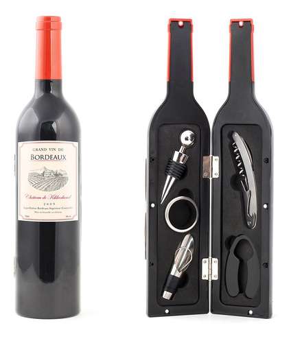 Kikkerland Juego De Accesorios Para Vino Ba53-l