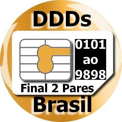Numero Facil Memorização - Golden - Ddd Brasil Dobradinha 