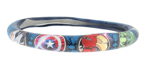Funda Cubre Volante Universal Tipo Sintetico Avengers